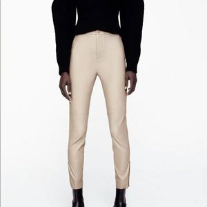 Zara Faux Leather Leggings
